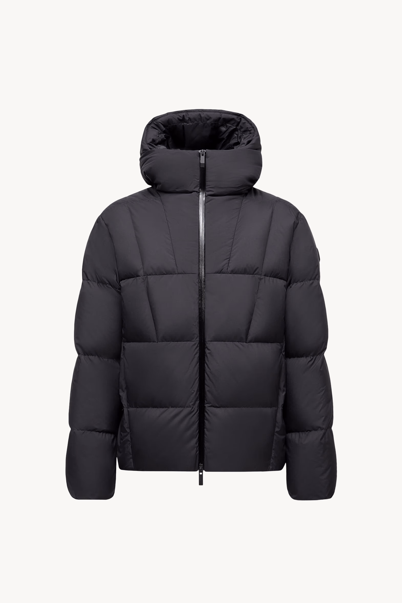 Plumífero corto con capucha Fusain Hombre Negro Moncler 2